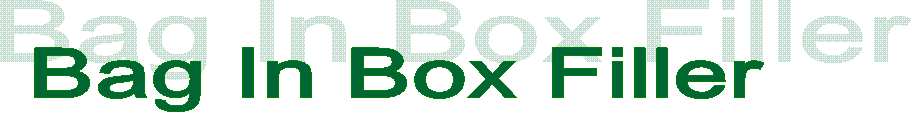 Bag In Box Filler