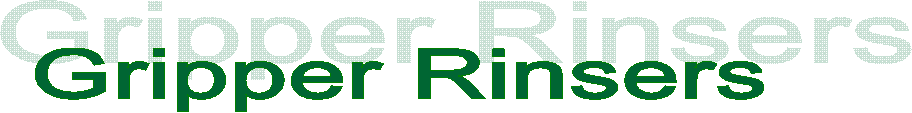 Gripper Rinsers